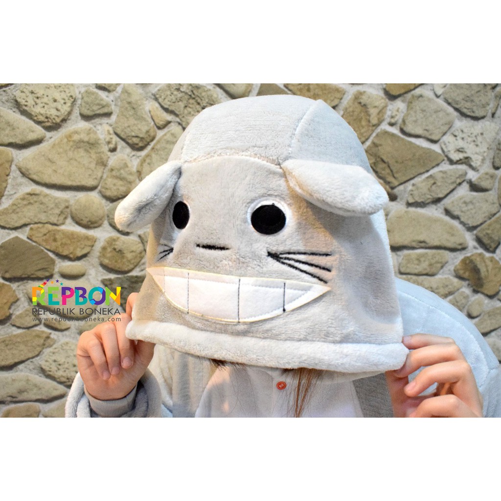 BAJU ONESIE TOTORO CAT KUCING PIYAMA KOSTUM PESTA