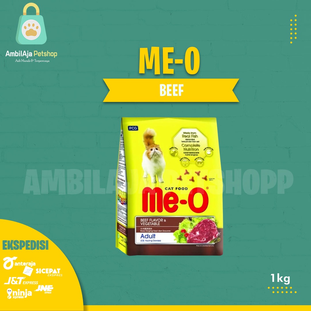 Makanan Kucing murah MEO 450gr - 1kg ALL VARIAN