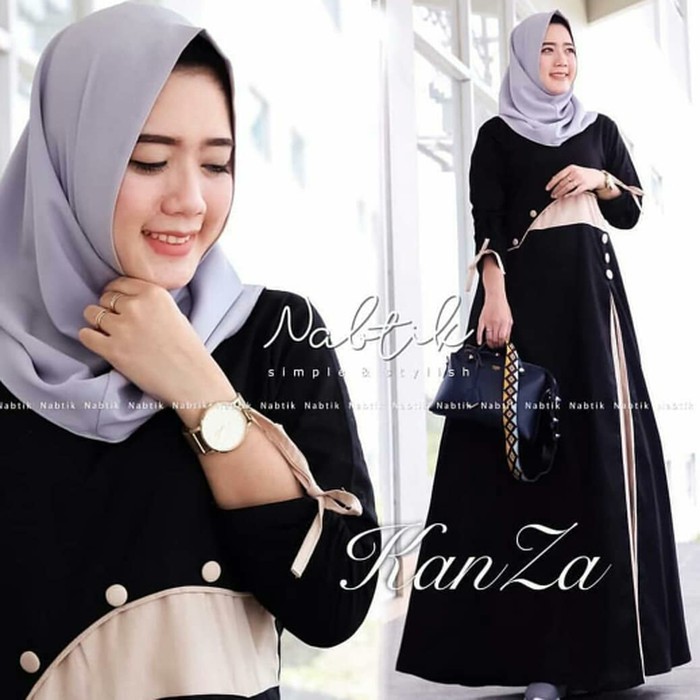 Promo Kanza dress maxi Baju Muslim gamis panjang