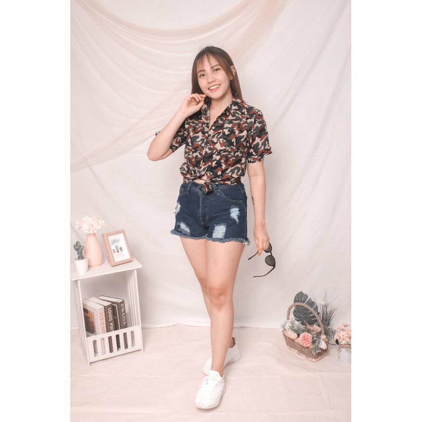 RXFASHION - LIMITED SALE KEMEJA ARMY