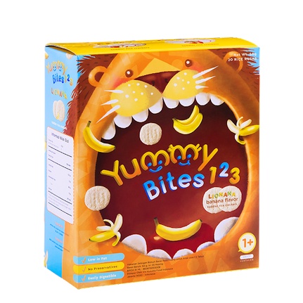 Yummy Bites 123 Snack Bayi 50gr