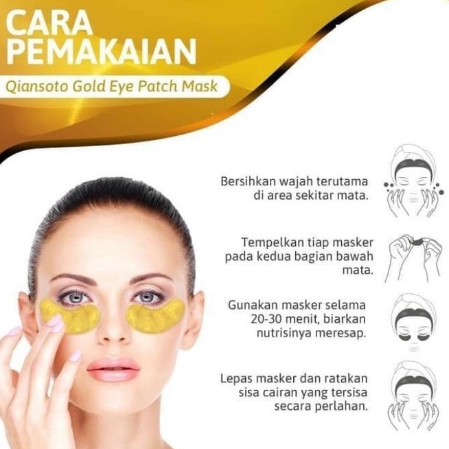 Collagen Crystal Eyes Mask - Sepasang Masker Mata Colagen Penghilang Mata Panda