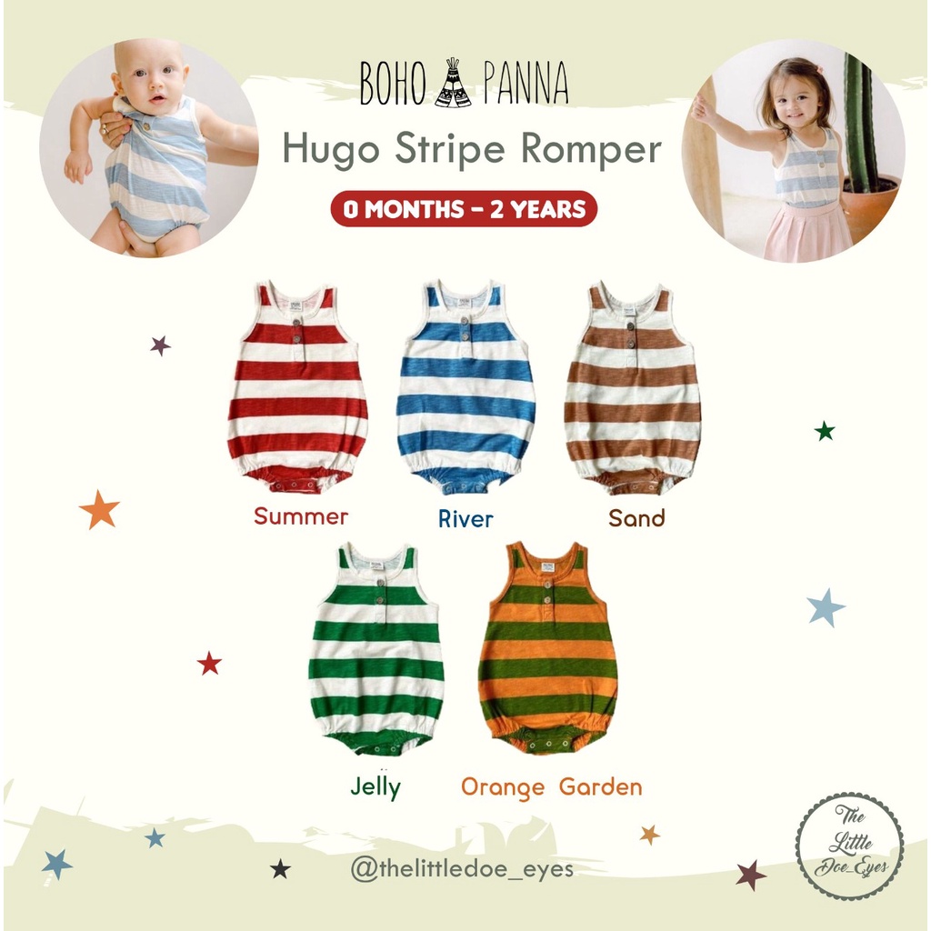 Bohopanna Hugo Romper - Romper Bayi