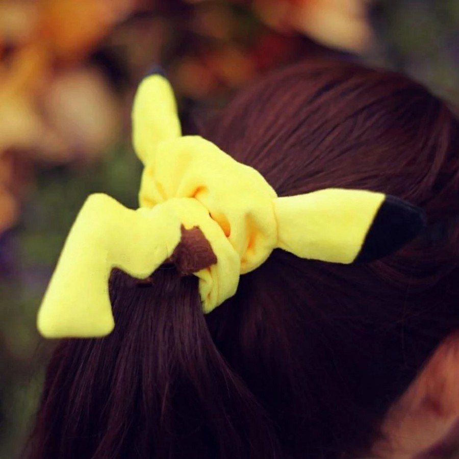 Pokemon scrunchie / pikachu ikat rambut