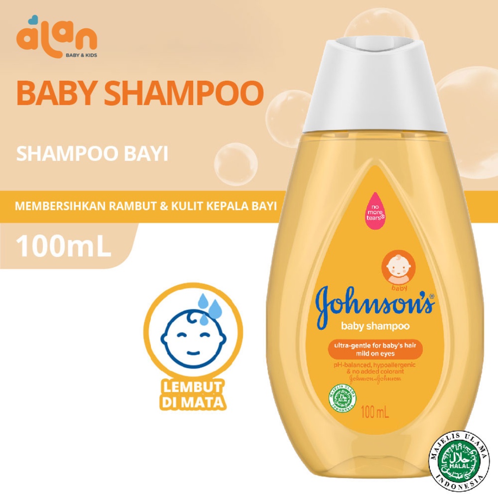 Johnson's Baby Shampoo Regular 50ml, 100ml dan 200ml