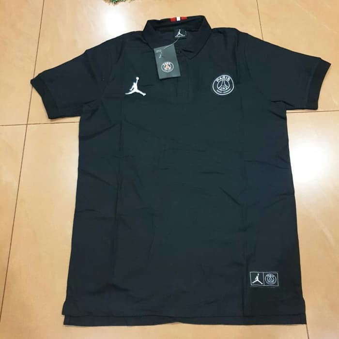 Hot Kaos Polo Shirt Baju Kerah Jersey Psg 3Rd Air Jordan 18/19 Paris Saint |