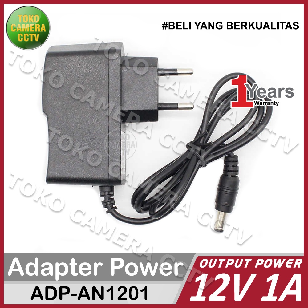 ADAPTOR 12V 1A POWER DC ADAPTER 12V BERGARANSI