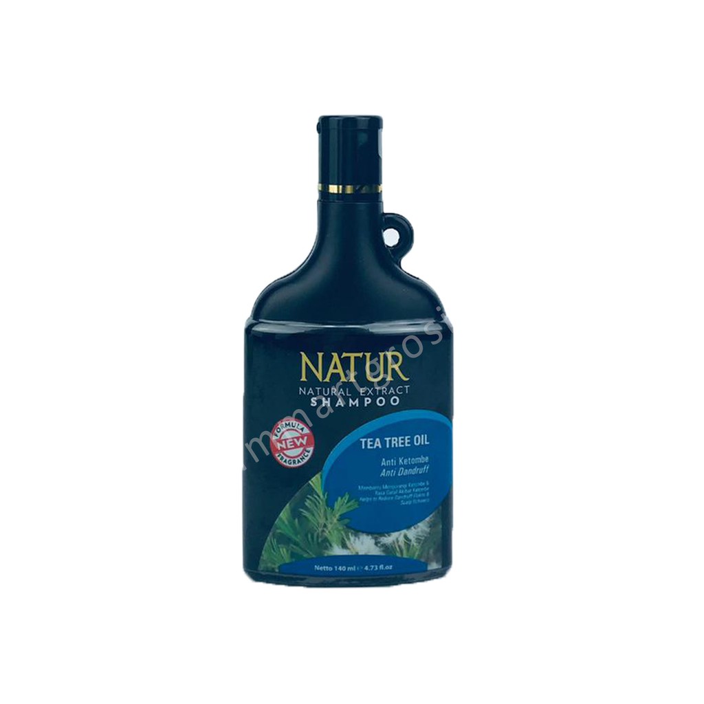 Natur / Shampoo / Tea Tree Oil / Shampo anti ketombe / 140ml