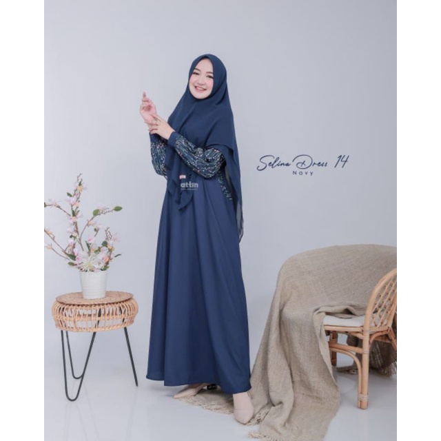 SELINA DRESS BY ATTIN HIJAB GAMIS PREMIUM