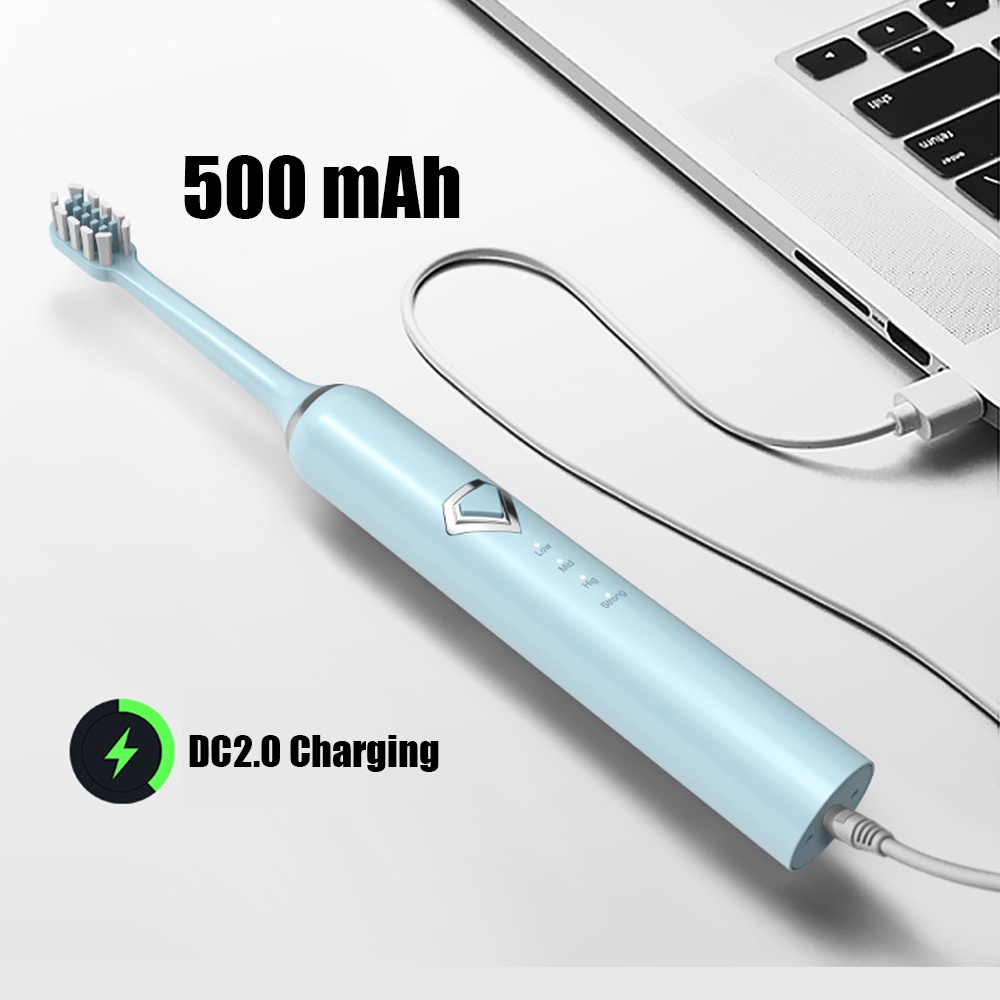 Alat Pembersih Karang Gigi Dental Scaling Sonic Elektrik 1 Set 2 Modes Perawatan Dan Pembersih Karang Gigi Dental Remover With Light