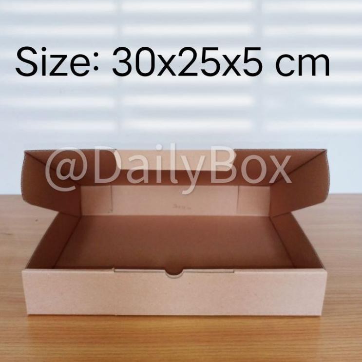 

E1H6 [isi 10pcs] Box , Kardus Packing, Box donat uk 30x25x5 cm M79