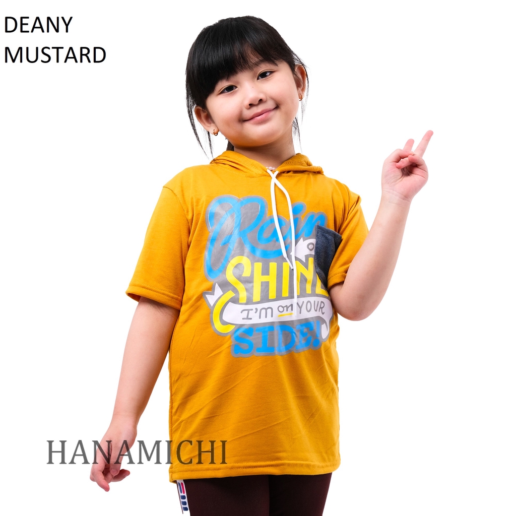 Hanamichi DEANY Hoodie Anak Sablon Lengan Pendek