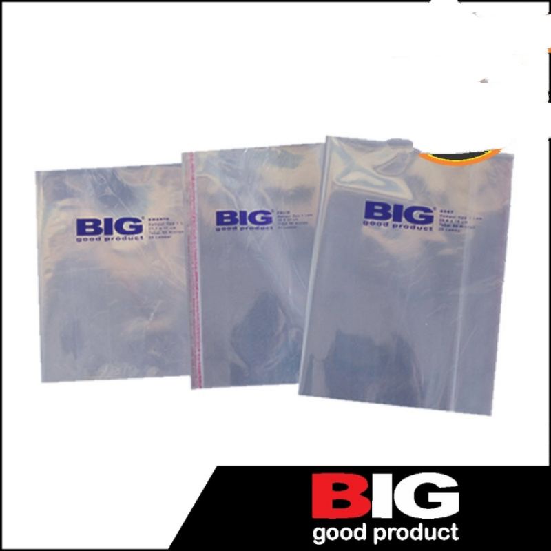 

[+Perekat] BIG Sampul Plastik Buku Kwarto/Boxy/Folio/LKS [Pack]