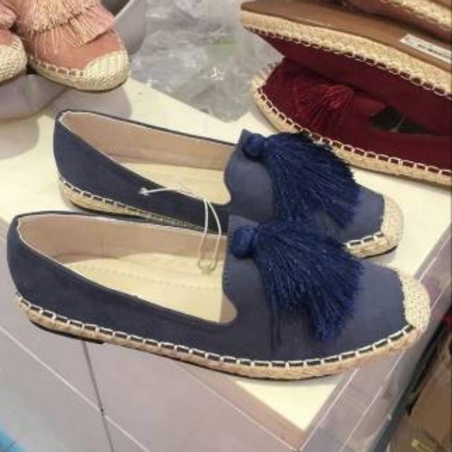 **CRAZY SALE** SEPATU LUCU VINCCI ORIGINAL BLUE FLAT MURAH