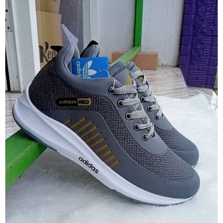 Sepatu sport cewek/Sepatu senam wanita-Abu