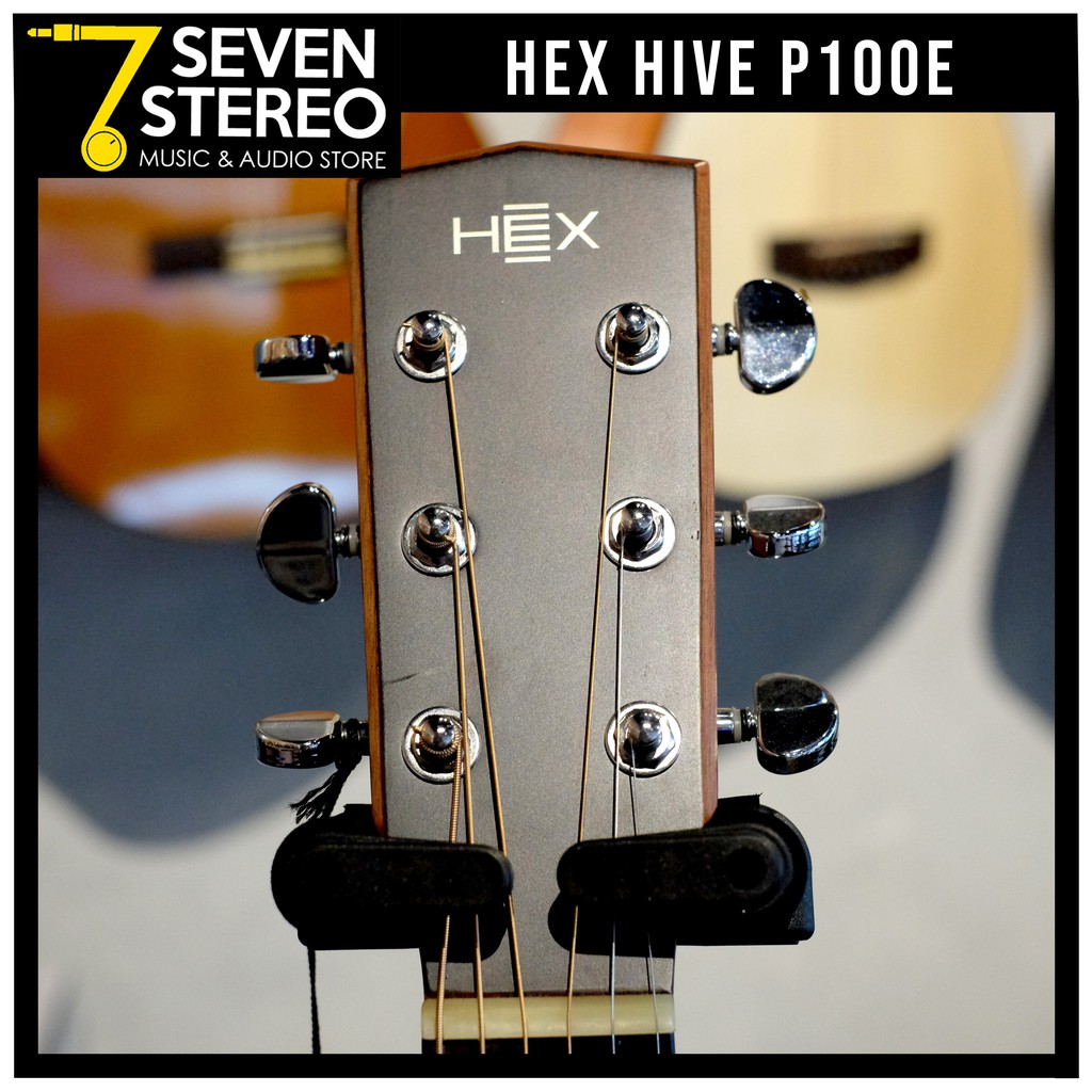 Hex Hive P100 E M Small Size Electric Acoustic Guitar