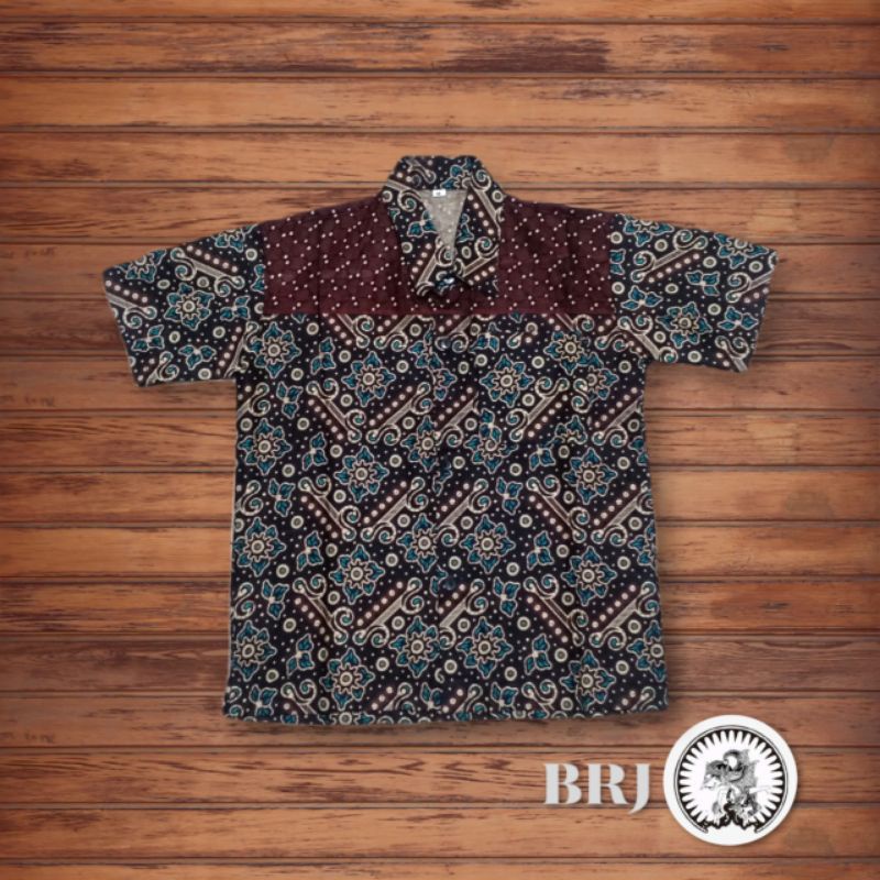 KEMEJA BATIK ANAK COWOK BAJU BATIK ANAK LENGAN PANJANG UMUR 4 - 14 TH