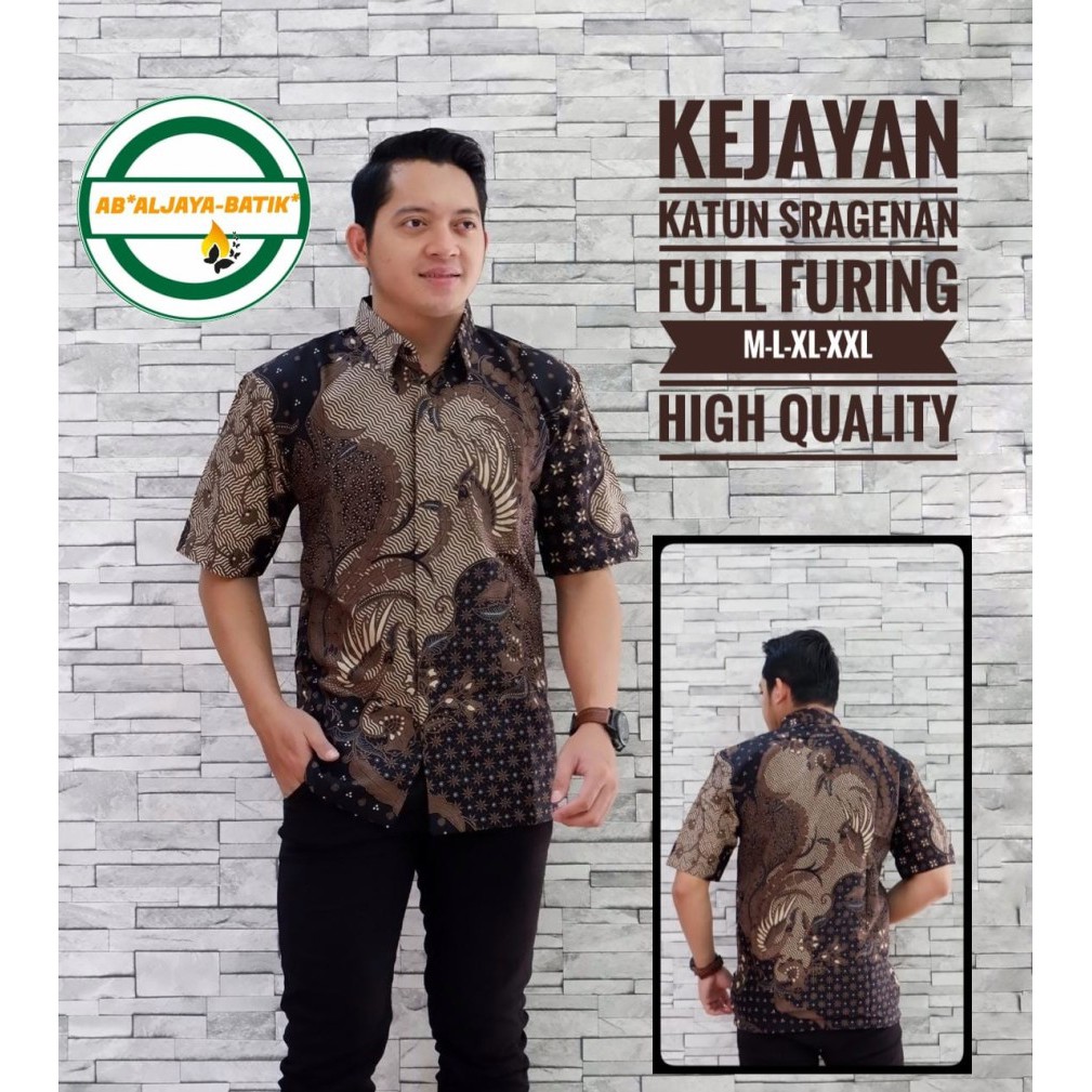 Kejayan Kemaja Batik Pria Panjang Full Furing by Aljaya Batik