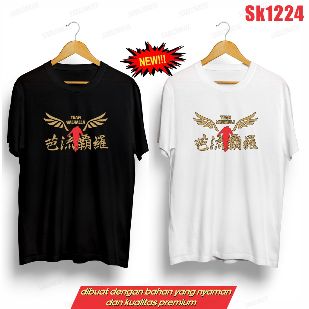 MURAH!!! KAOS TEAM WALHALLA TOKYO REVENGERS SK1224 UNISEX ADA KAOS ANAK