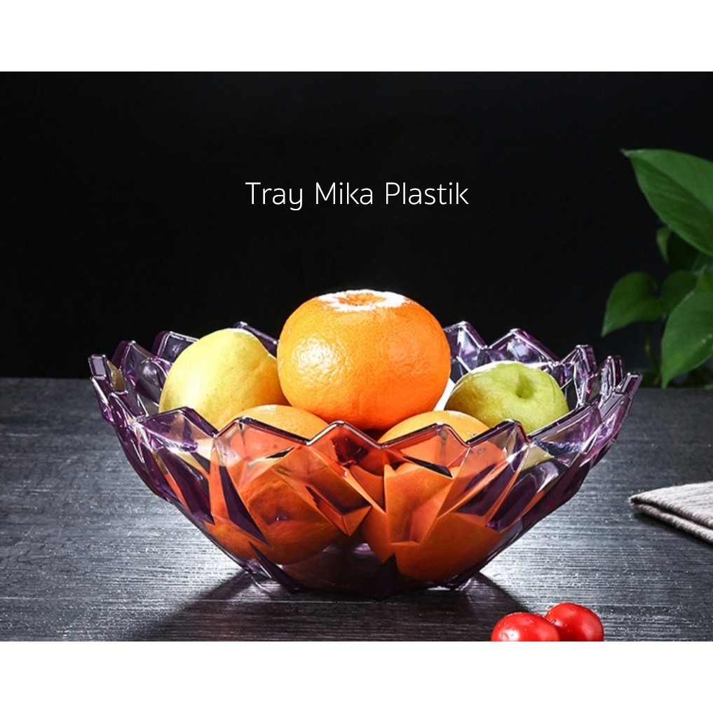 HA 47 Mangkuk Saji Salad Buah Sayur DLL Bahan Plastik Food Grade