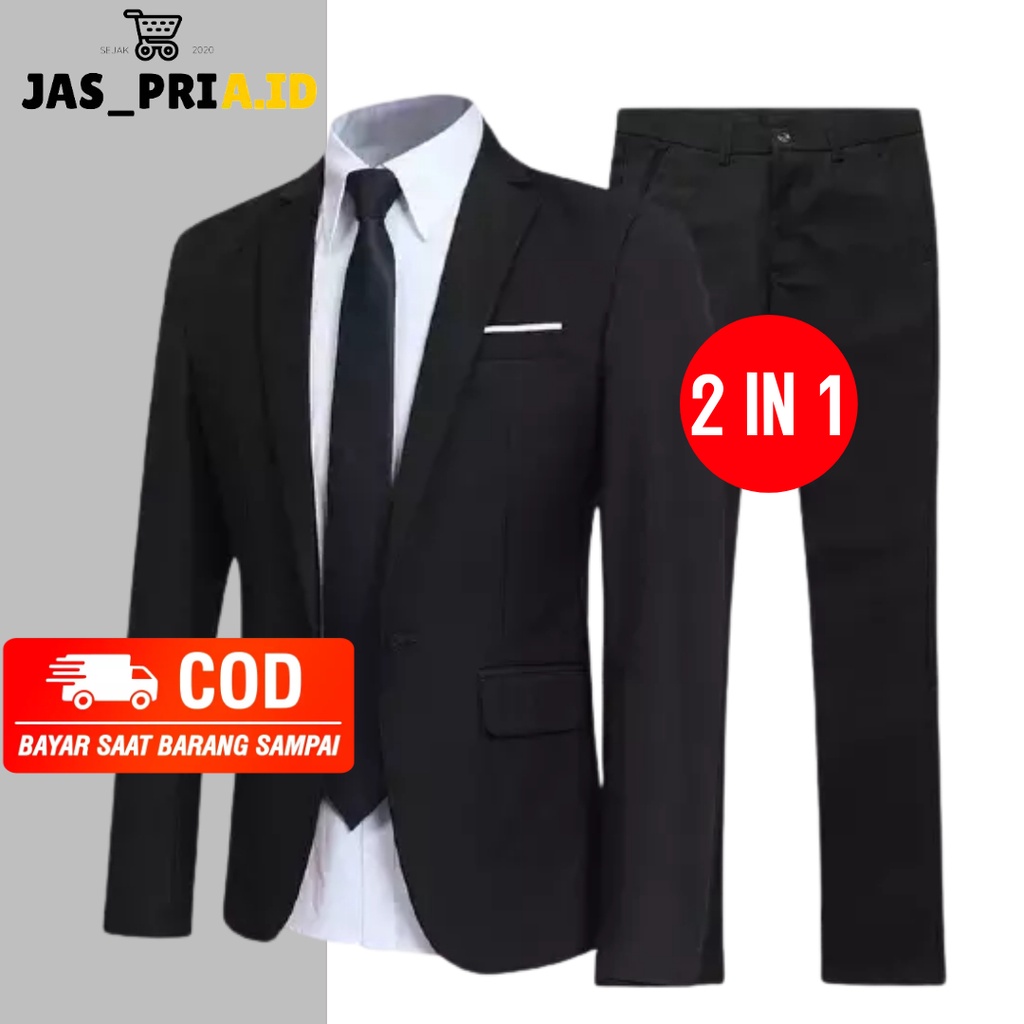 PREMIUM SETELAN JAS CELANA PRIA FORMAL JAS KANTOR JAS NIKAH PRIA STELAN JAS CELANA