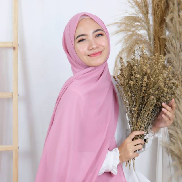 PASHMINA CERUTY BABYDOLL PREMIUM TEPI JAHIT Shopee Indonesia