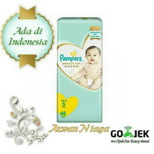 Pampers S48 - XL13 - New Born NB52 Premium Care Baby Dry Pants Tipe Celana Isi 13 pcs