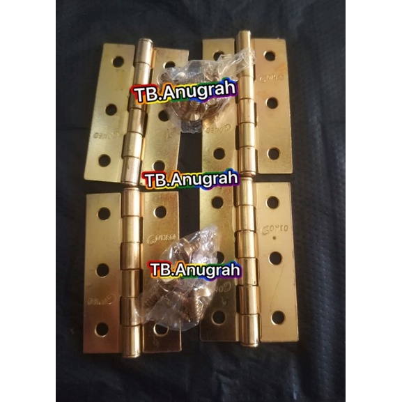 Engsel Tipis 2” inch Engsel Gomeo Baut 2 Inch Lemari Kecil Tebal 1 mm Engsel laci lemari pintu engsel kecil engsel kupu kupu engsel kupu2