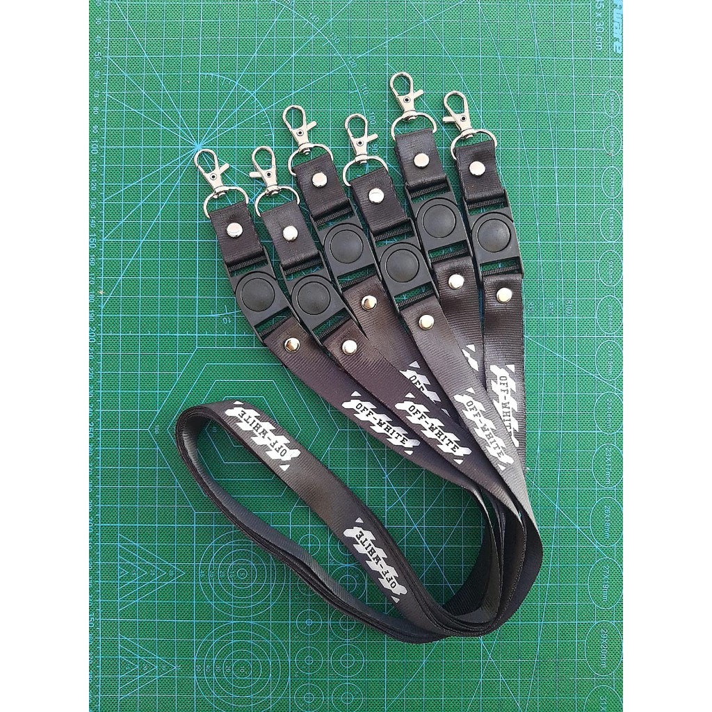 

SABLON Tali Lanyard Off White / Gantungan ID Card / Tali Name Tag / HP / Tali Gantungan Off White