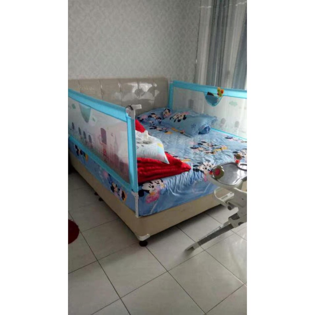 BR-004 Extra Tinggi 88 cm Pengaman Ranjang Bayi/Pengaman Kasur/Baby Bedrail