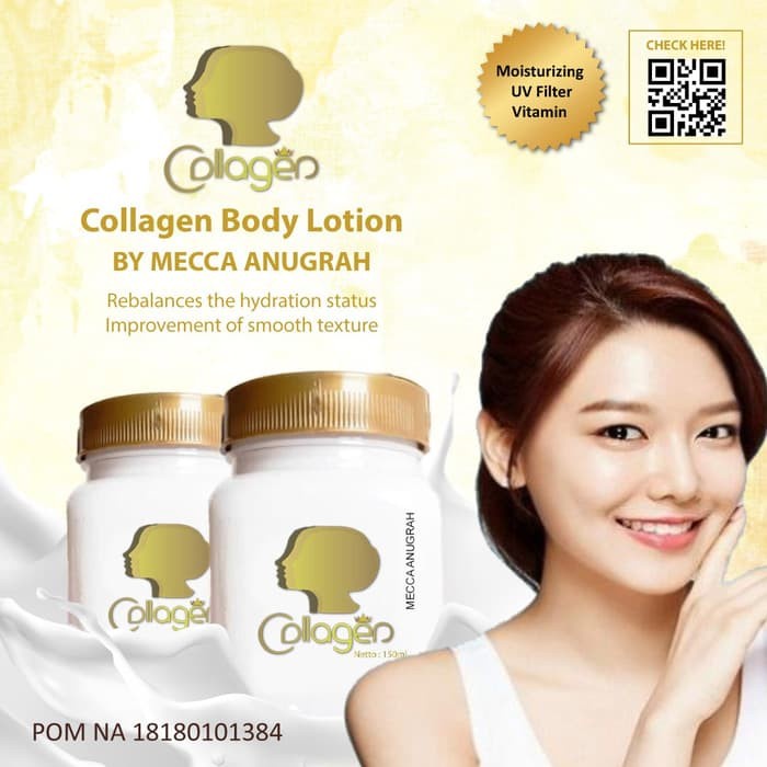 BIBIT COLLAGEN LOTION BY MECCA ANUGRAH ASLI SCAN BARCODE