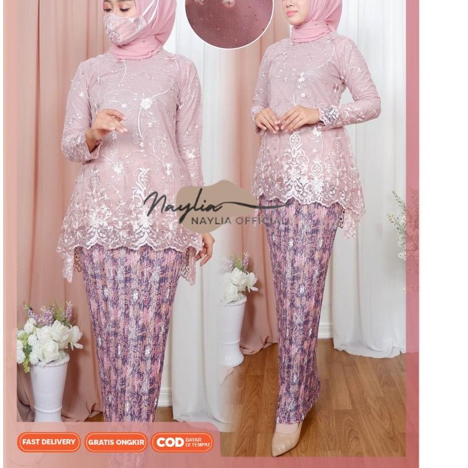 (PALING LARIS) Kebaya Wisuda Modern Stelan Kebaya Kondangan Set Kebaya Terbaru Baju Pager Ayu Dress 