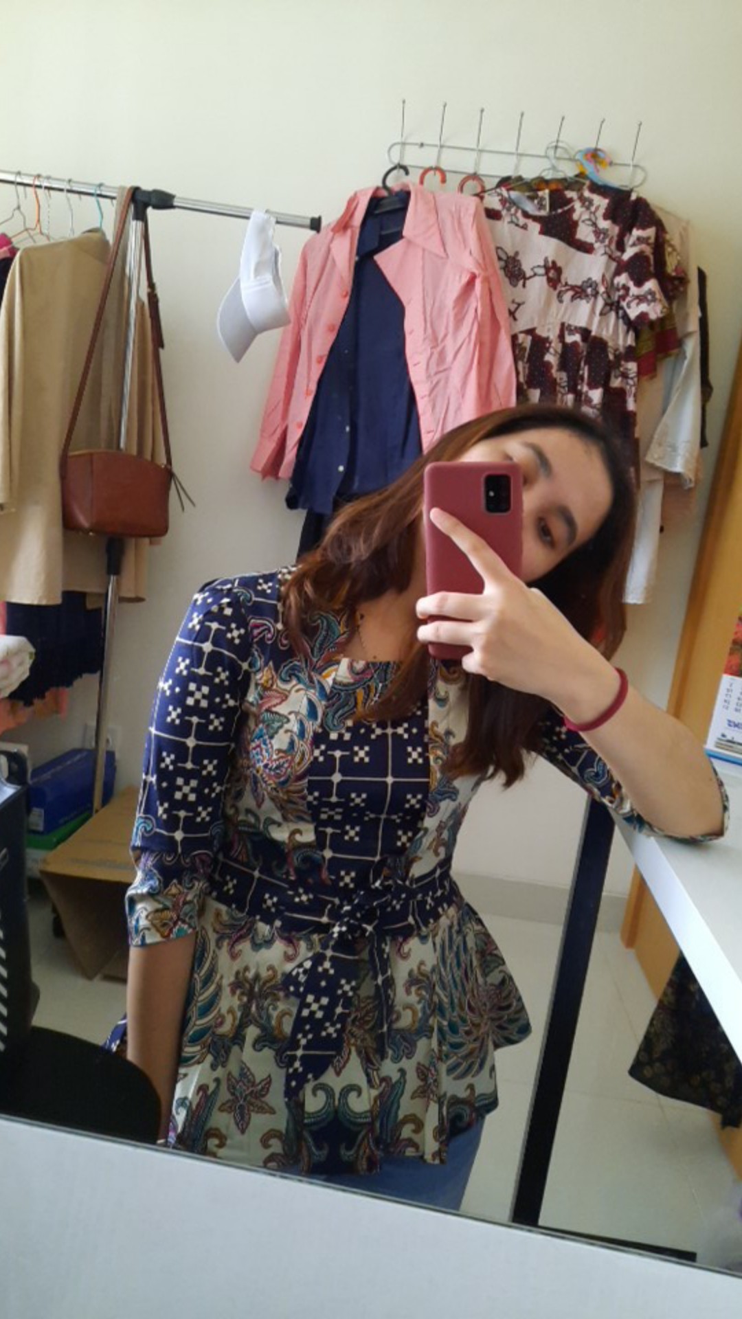 Boutique Store - Atasan Batik Wanita#311- Bahan Katun Stret