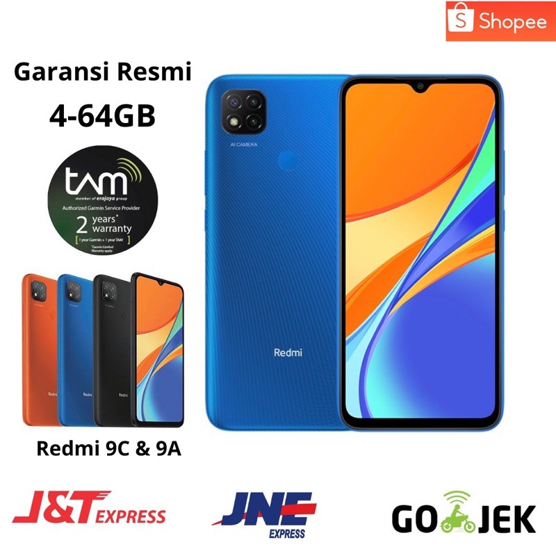 Redmi 9C & 9A 4/64 3/32 Garansi Resmi Tam | Shopee Indonesia