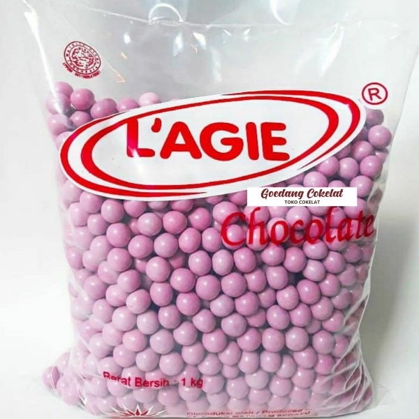 

COKLAT LAGIE L'AGIE MINIBALL PINK MERAH MUDA COKELAT COKLAT WARNA WARNI 1 KG