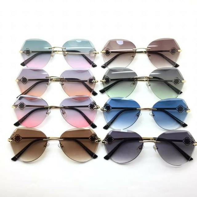 KACA MATA CANTIK WANITA SUNGLASSES CHANEL 88032-2 FULL SET MEWAH.ANTI UV.