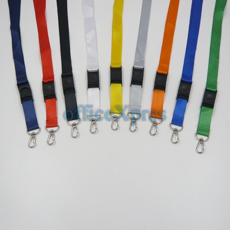 

Gantungan ID Card - Tali Badge Id Nylon Round Buckle 2cm Combo / Strap ID Card