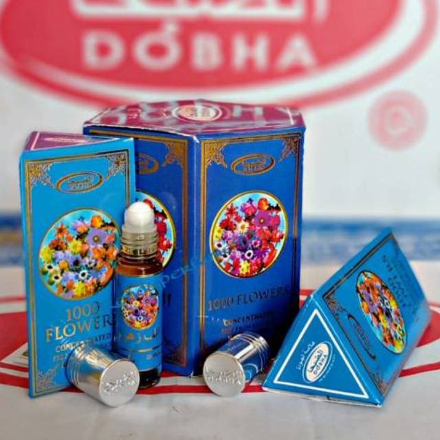 Parfum DOBHA 6ml Non Alkohol Aroma 1000 BUNGA