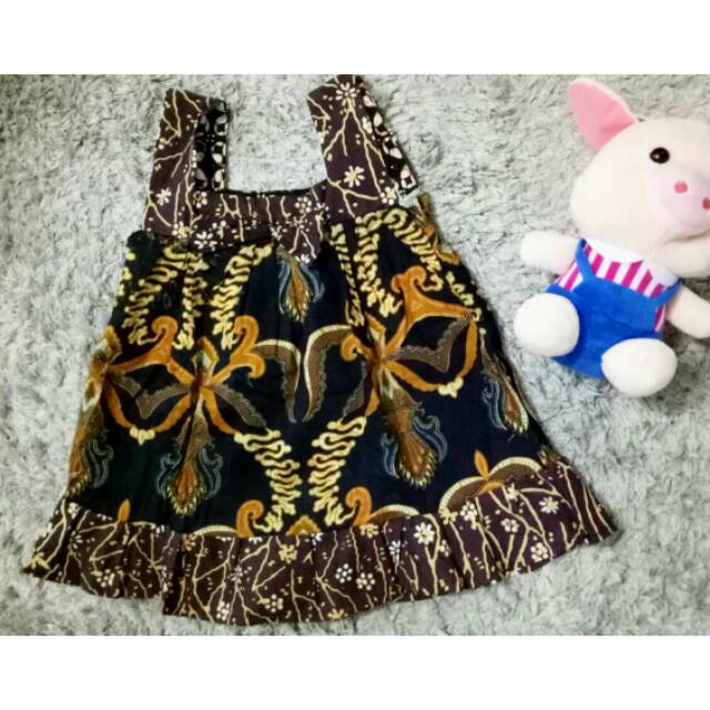 dress anak batik 1-2th katun perca