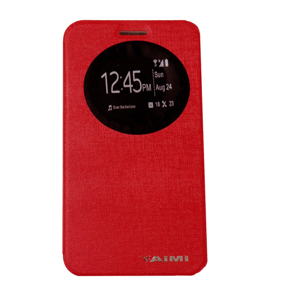 AIMI FlipShell Asus Zenfone 2 Ukuran 5.0 inch / Flip Cover Zenfone ZE500CL / Leather Case Zenfone 2