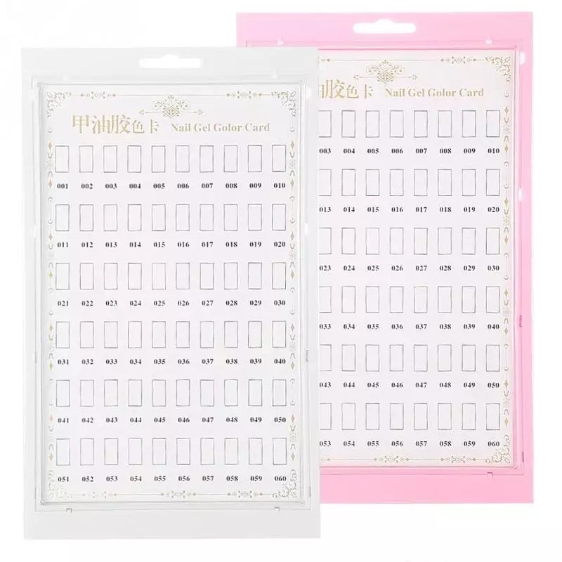 DISPLAY NAIL STAND SQUARE / PAJANGAN HASIL NAILART BINGKAI PERSEGI NAIL DISPLAY COLOR CHART