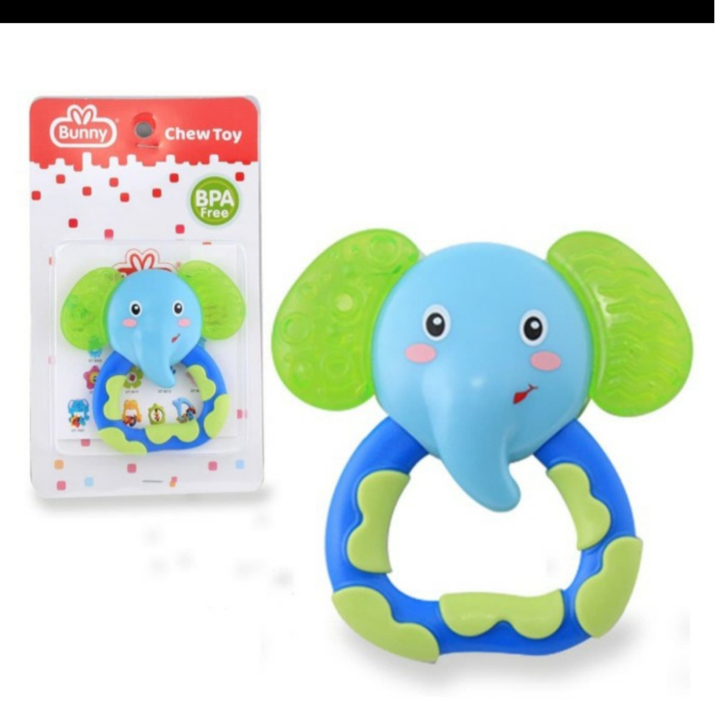 Bunny Baby Teether / Mainan Gigitan Bayi Aman BPA Free