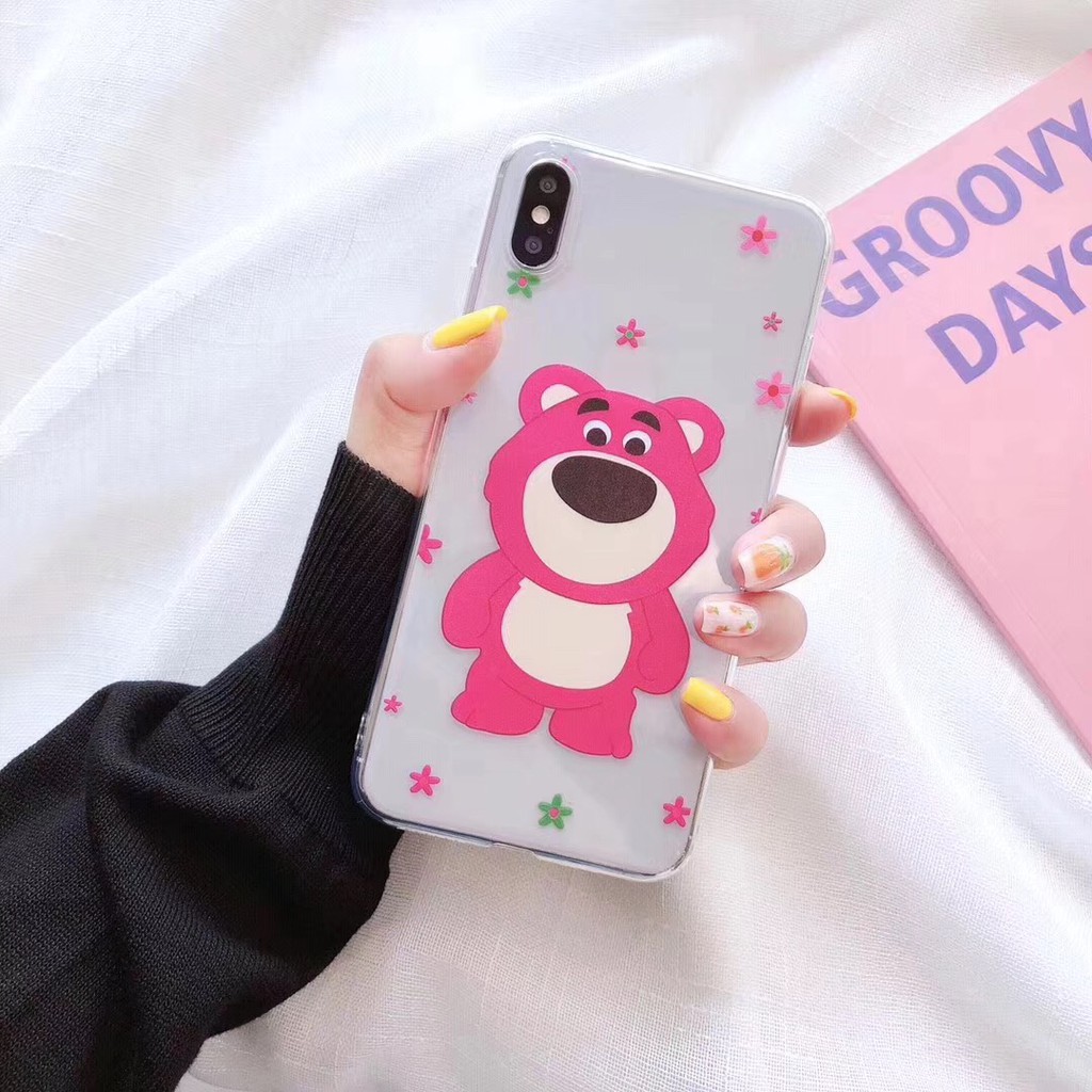 Lotso anticrack printing case iphone samsung grand prime a20 oppo a7 f5 f7 f9 a3s vivo y91 y93 y95 v15 pro