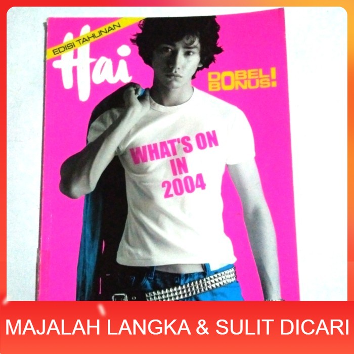 Majalah HAI EDISI TAHUNAN No.45 Nov 2003 Cover REVALDO Langka