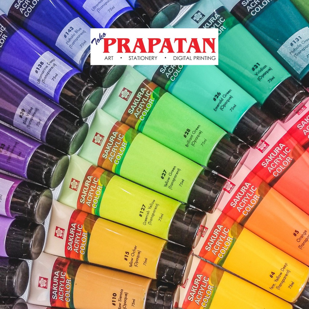 

mh Cat Akrilik Sakura 75ml Warna Cerah Tahan Lama