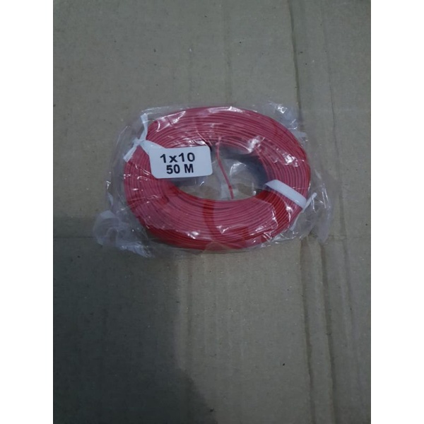 Kabel listrik 1x10 panjang 50m