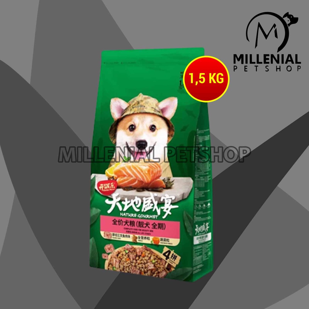 Kitchen Flavour Beauty Stages Dog Food Makanan Anjing Bulu Hair 1.5 KG