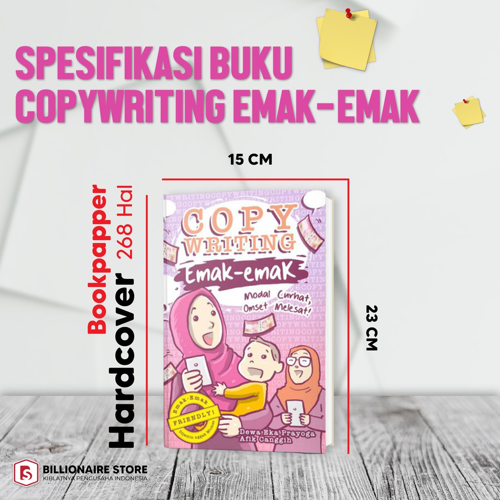 Buku Copywritting Emak Emak Billionaire Store