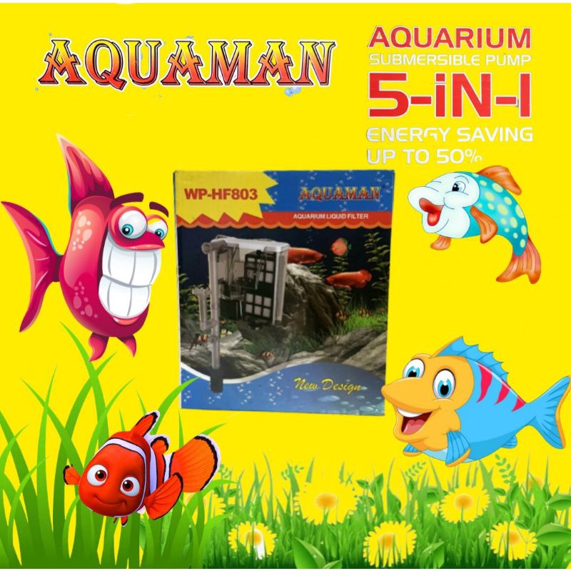 filter gantung aquarium aquascape hang on aquaman 803