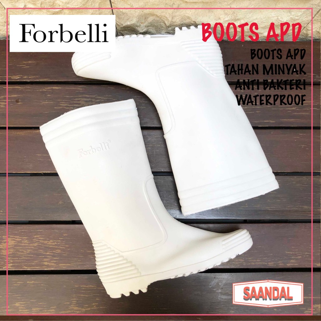 Safety Boots Putih APD Forbelli 30/40 Cm